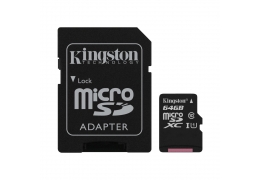 Thẻ Nhớ MicroSDXC Kingston Canvas Select 64GB 80MB/s Class10 U1 SDCS/64GB