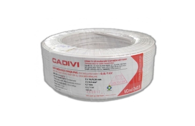 Dây điện đôi cadivi 2x0.5 vcmd 2x16 cuộn 100m