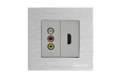 Ổ cắm Jack cổng TV, AV, HDMI, Net, Loa, đồng trục GOMAN