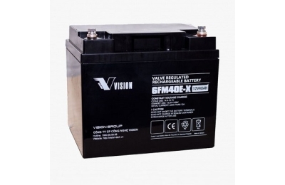 Ắc quy kín khí VISION 12V-40Ah 6FM40E-X