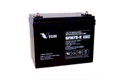 Ắc quy kín khí VISION 12V-75Ah 6FM75-X