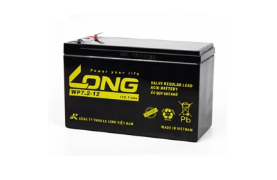 Ắc quy kín khí Long 12V-7.2Ah WP7.2-12
