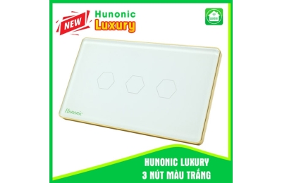 Công tắc Hunonic Luxury 3 nút