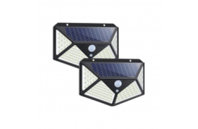 Đèn cảm biến chuyển động năng lượng mặt trời 100 LED