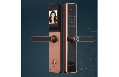 Khóa vân tay cao cấp MILLER F6000 Max có camera và màn hình