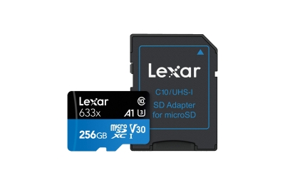 Thẻ Nhớ MicroSDXC Lexar U3 V30 A1 256GB 633x