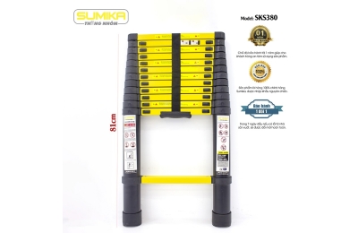 Thang rút nhôm Sumika SKS380 chính hãng
