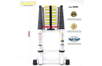 Thang rút nhôm Sumika SK600 6 mét chính hãng