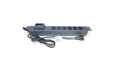 Thanh nguồn PDU 6 ổ cắm chuẩn C13 MCB 20A UNIRACK UNR-P6M20/1U-C13