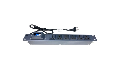 Thanh nguồn PDU 6 ổ cắm 3 chấu UNIRACK UNR-P6M32/1U
