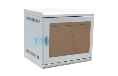 Tủ mạng - Tủ rack TMC 19 inch 10U D600 TM106WWM-B màu đen cửa mica