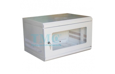 Tủ mạng - Tủ rack TMC 19 inch 6U D450 TM645WWM-B màu trắng cửa mica
