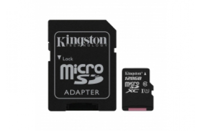 Thẻ Nhớ MicroSDXC Kingston Canvas Select 128GB 80MB/s Class10 U1 SDCS/128GB