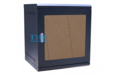 Tủ mạng - Tủ rack TMC 19 inch 12U D500 TM125WBM-B màu đen cửa mica