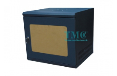 Tủ mạng - Tủ rack TMC 19 inch 9U D450 TM945WBM-B màu đen cửa mica